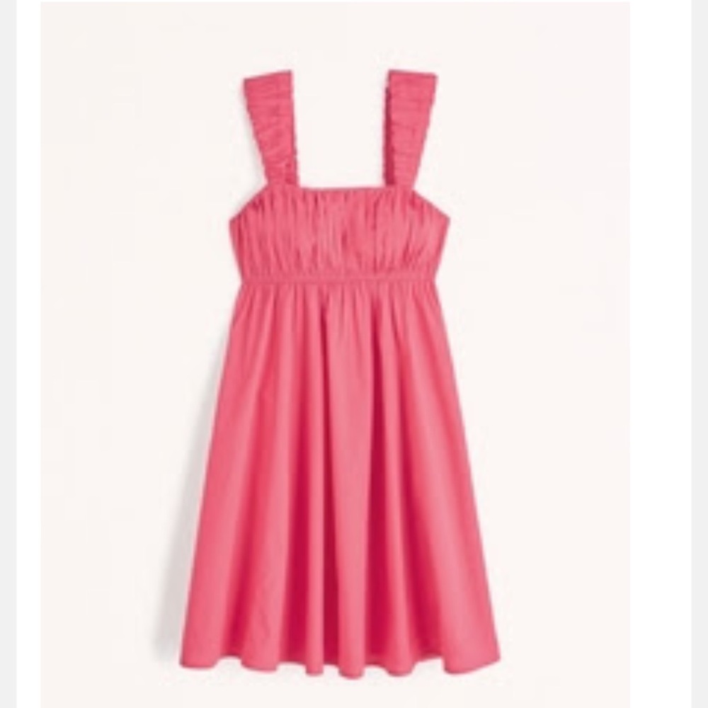 Abercrombie & Fitch Coral Sleeveless Dress